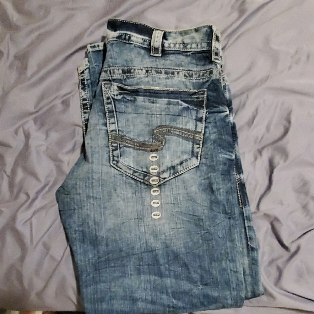 Silver jeans